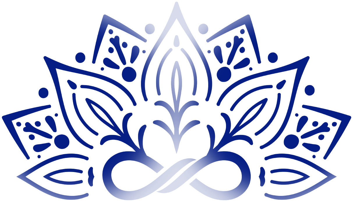 The symbol with the lotus petals highlighted